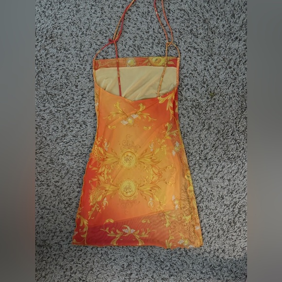 ☀️NWOT BERSHKA MINI DRESS | Mesh Moon & Sun Dress With Slip Underneath🌜 - Picture 2 of 5